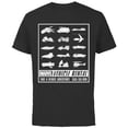 thumbnail image 1 of Marvel Vehicle Rental Ad Heroic Adventure - Short Sleeve Cotton T-Shirt for Adults - Customized-Black, 1 of 5