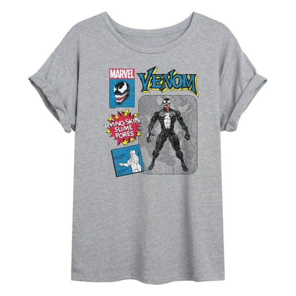 Marvel Venom - Action Figure - Women's Oversized Graphic T-Shirt