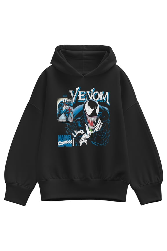 - Venom Bootleg - Women's Oversized Fleece Hoodie Sweatshirt