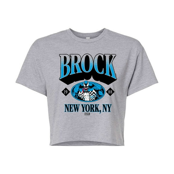 Marvel Venom - Brock - Juniors Cropped Graphic T-Shirt