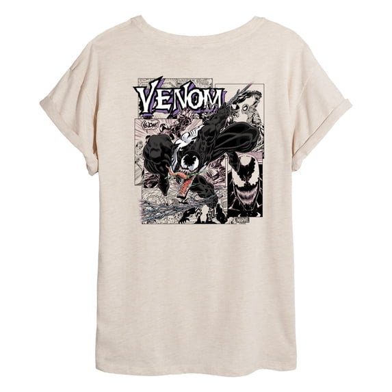 Marvel Venom - Comic Panels - Women's Oversized Graphic T-Shirt