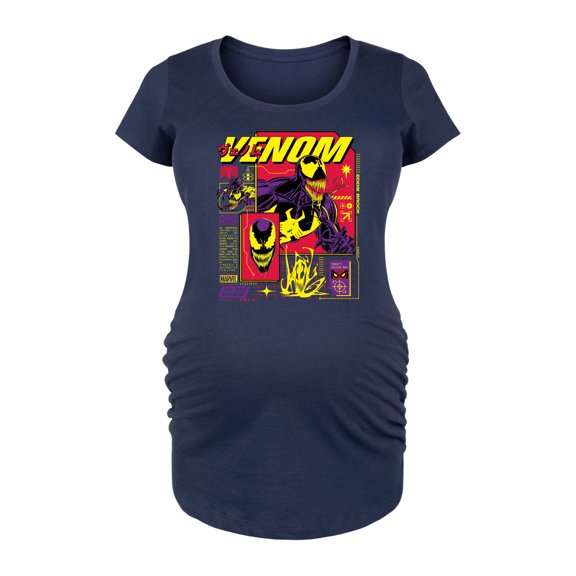 Marvel Venom - Dark Digital - Maternity Scoop Neck Graphic T-Shirt
