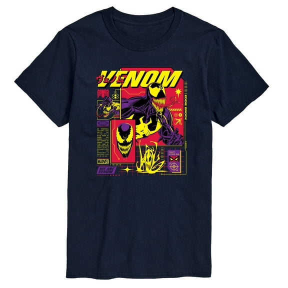 Marvel Venom - Dark Digital - Men's Short Sleeve Graphic T-Shirt