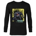 thumbnail image 1 of Marvel Venom Graphic Pop Marker Color - Long Sleeve T-Shirt for Men - Customized-Black, 1 of 5