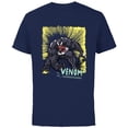 thumbnail image 1 of Marvel Venom Graphic Pop Marker Color - Short Sleeve Cotton T-Shirt for Adults - Customized-Navy, 1 of 5