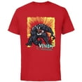 thumbnail image 1 of Marvel Venom Graphic Pop Marker Color - Short Sleeve Cotton T-Shirt for Adults - Customized-Red, 1 of 5
