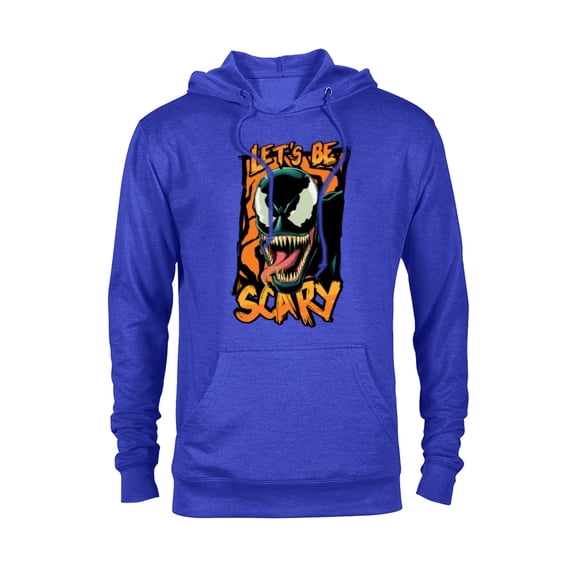 Marvel Venom Halloween Trick or Treat Let’s Be Scary - Pullover Hoodie for Adults - Customized-Royal