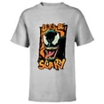 thumbnail image 1 of Marvel Venom Halloween Trick or Treat Let’s Be Scary - Short Sleeve T-Shirt for Kids - Customized-Athletic Heather, 1 of 5