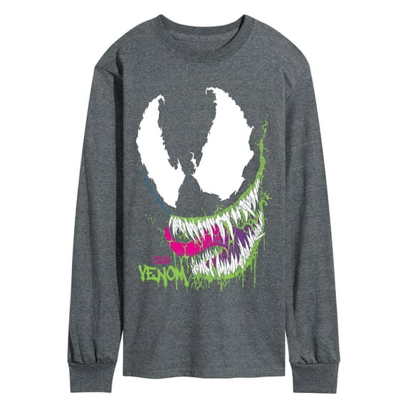 Marvel Venom - Head - Men's Long Sleeve Graphic T-Shirt