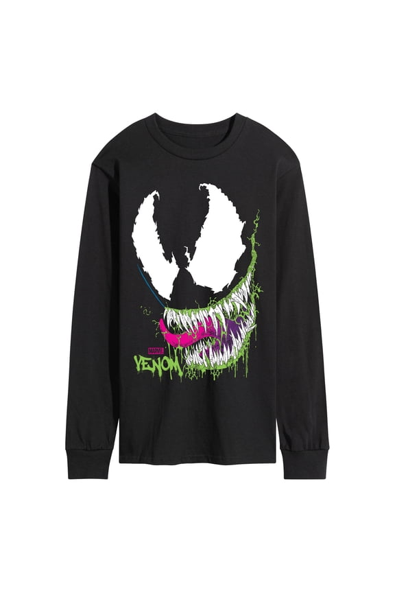 Venom - Head - Men's Long Sleeve Graphic T-Shirt