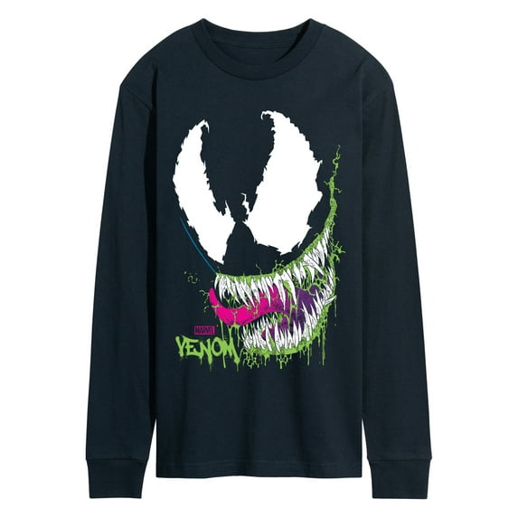 Marvel Venom - Head - Men's Long Sleeve Graphic T-Shirt