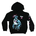 thumbnail image 1 of Marvel Venom Hoodie Boys' Sinister Smile Action Scene Pullover Sweatshirt, 1 of 5