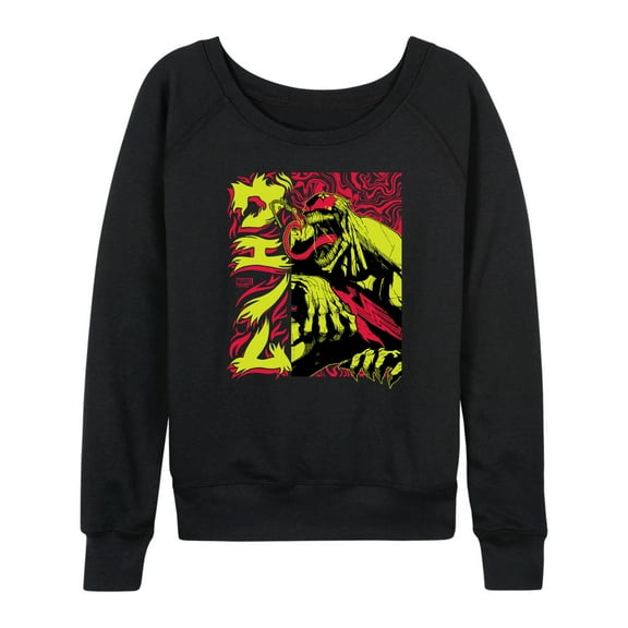 Marvel Venom - Katakana - Women's French Terry Pullover Sweatshirt