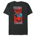 thumbnail image 1 of Marvel Venom: Let There Be Carnage Blue Red Overlay Standard - Short Sleeve Blended T-Shirt for Adults – Customized-Dark Heather, 1 of 5