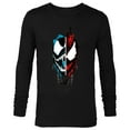 thumbnail image 1 of Marvel Venom: Let There Be Carnage Face-Off Standard - Long Sleeve T-Shirt for Men – Customized-Black, 1 of 5