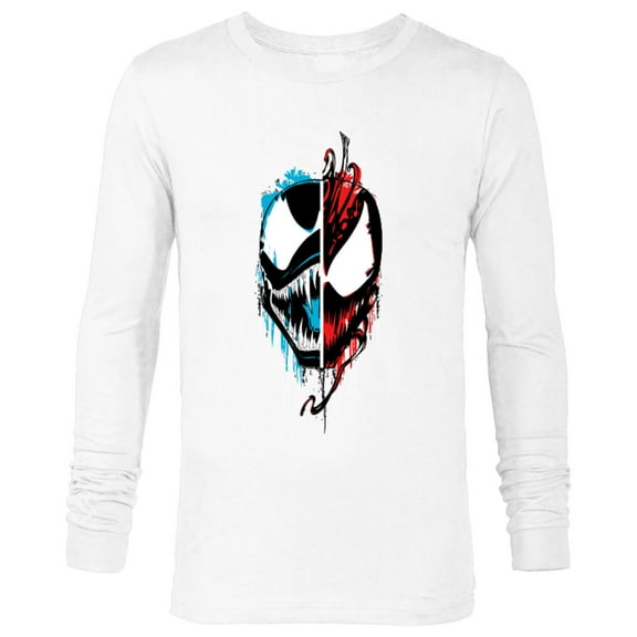 Marvel Venom: Let There Be Carnage Face-Off Standard - Long Sleeve T-Shirt for Men – Customized-White
