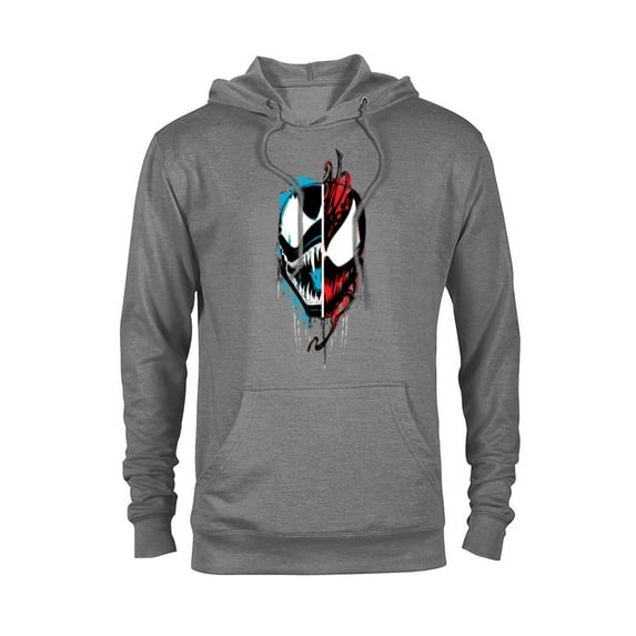 Marvel Venom: Let There Be Carnage Face-Off Standard - Pullover Hoodie for Adults – Customized-Graphite Heather