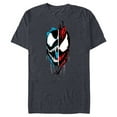 thumbnail image 1 of Marvel Venom: Let There Be Carnage Face-Off Standard - Short Sleeve Blended T-Shirt for Adults – Customized-Navy Heather, 1 of 5