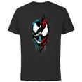 thumbnail image 1 of Marvel Venom: Let There Be Carnage Face-Off Standard - Short Sleeve Cotton T-Shirt for Adults - Customized-Black, 1 of 5