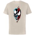 thumbnail image 1 of Marvel Venom: Let There Be Carnage Face-Off Standard - Short Sleeve Cotton T-Shirt for Adults - Customized-Natural, 1 of 5