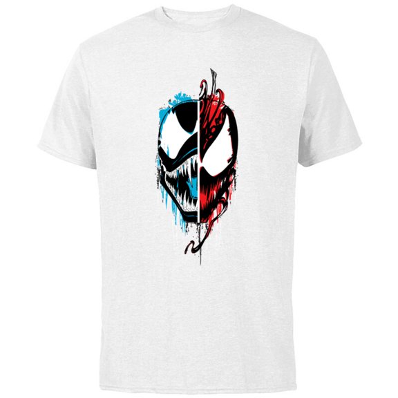 Marvel Venom: Let There Be Carnage Face-Off Standard - Short Sleeve Cotton T-Shirt for Adults - Customized-White