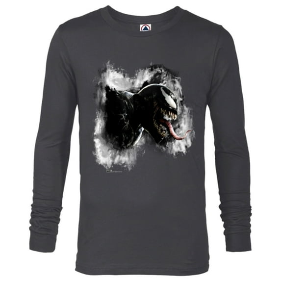 Marvel Venom: Let There Be Carnage Ink Smudge - Long Sleeve T-Shirt for Men – Customized-Charcoal Heather