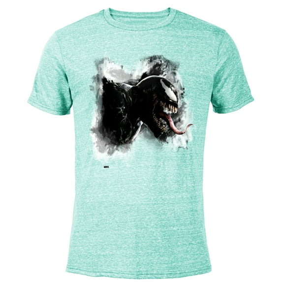 Marvel Venom: Let There Be Carnage Ink Smudge - Short Sleeve Blended T-Shirt for Adults – Customized-Ocean Blue