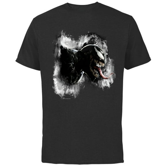 Marvel Venom: Let There Be Carnage Ink Smudge - Short Sleeve Cotton T-Shirt for Adults – Customized-Black