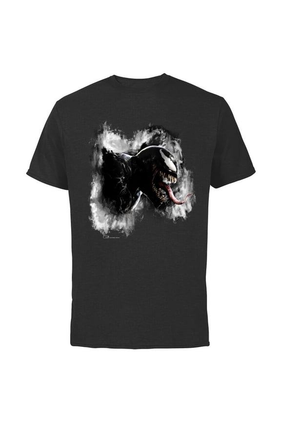 Venom: Let There Be Carnage Ink Smudge - Short Sleeve Cotton T-Shirt for Adults – Customized-Black