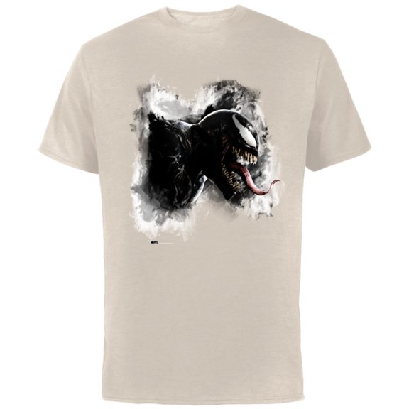 Marvel Venom: Let There Be Carnage Ink Smudge - Short Sleeve Cotton T-Shirt for Adults – Customized-Natural