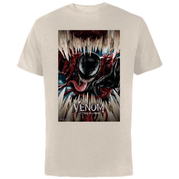 Marvel Venom: Let There Be Carnage Poster - Short Sleeve Cotton T-Shirt for Adults – Customized-Natural