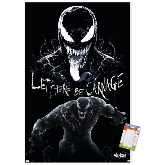 Marvel Venom: Let There be Carnage - Attack Variant Wall Poster, 22.375" x 34"
