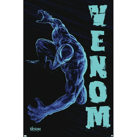 Marvel Venom: Let There be Carnage - Black and Blue Wall Poster, 22.375" x 34"