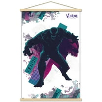 Marvel Venom: Let There be Carnage - Dots Wall Poster with Wooden Magnetic Frame, 22.375" x 34"