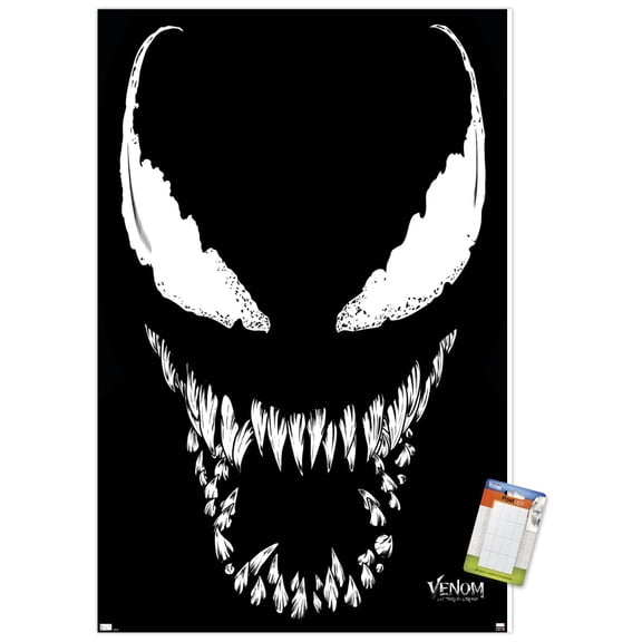 Marvel Venom: Let There be Carnage - Face Wall Poster, 22.375" x 34"