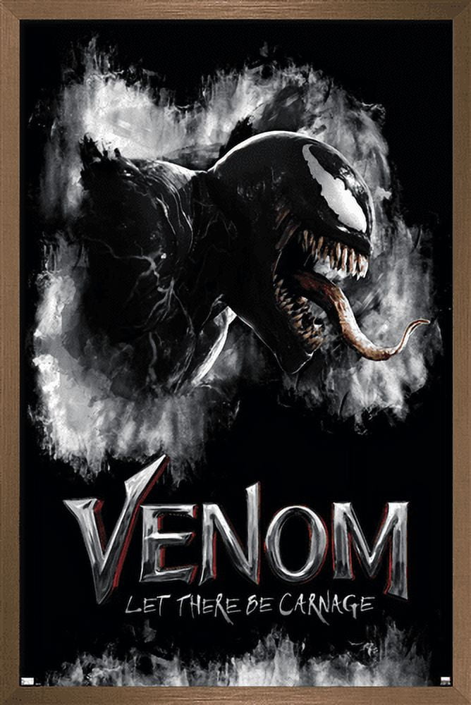 Marvel Venom: Let There be Carnage - Profile Wall Poster, 22.375" x 34", Framed