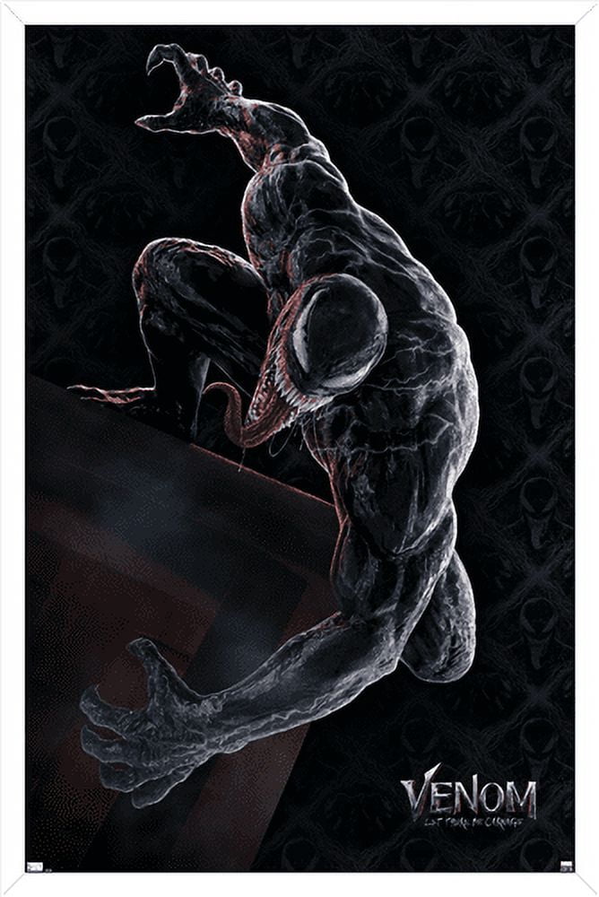 Marvel Venom: Let There be Carnage - Roof Wall Poster, 14.725" x 22.375", Framed