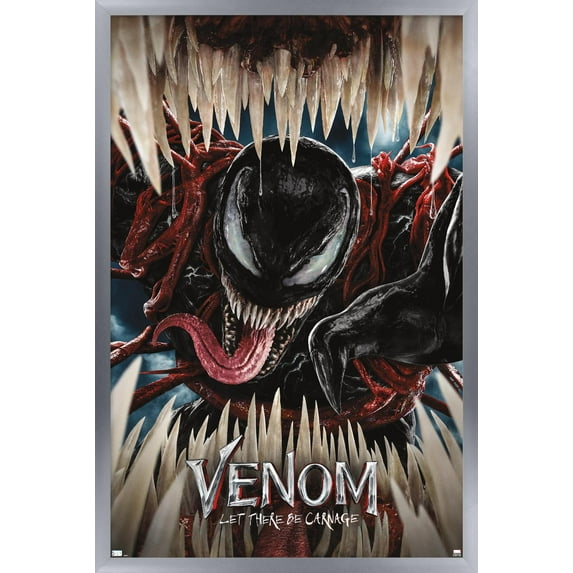 Marvel Venom: Let There be Carnage - Teaser Wall Poster, 22.375" x 34" Framed