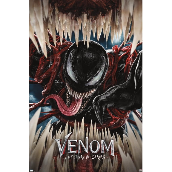 Marvel Venom: Let There be Carnage - Teeth One Sheet Wall Poster, 14.725" x 22.375"