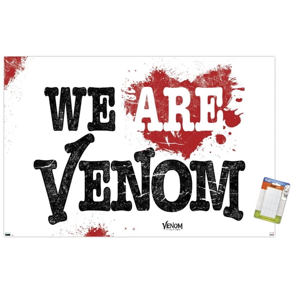 Marvel Venom: Let There be Carnage - We Are Venom Heart Wall Poster, 22.375" x 34"