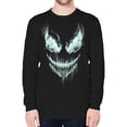 thumbnail image 1 of Marvel Venom Men's & Big Mens Long Sleeve Smoke Graphic Tee Shirt, Sizes S-3XL, 1 of 3