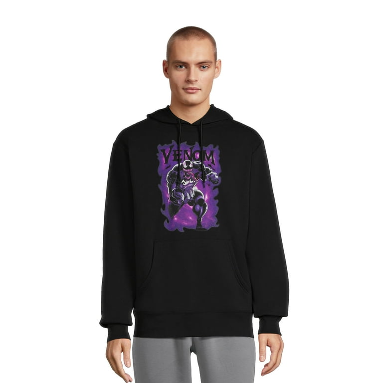 Marvel Venom Men's and Big Men's Graphic Hoodie with Long Sleeves, Sizes  S-3XL
