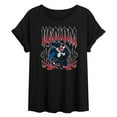 thumbnail image 1 of Marvel Venom - Metal Tee Style - Women's Oversized Graphic T-Shirt, 1 of 4