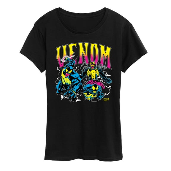 Marvel Venom - Neon - Women's Short Sleeve Graphic T-Shirt