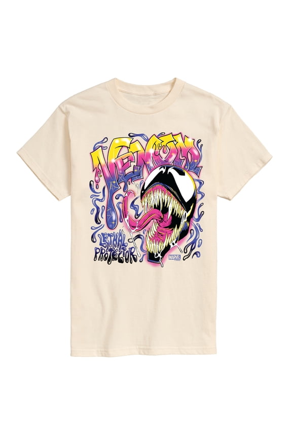 Venom - Spray Paint Graffiti - Men's Short Sleeve Graphic T-Shirt