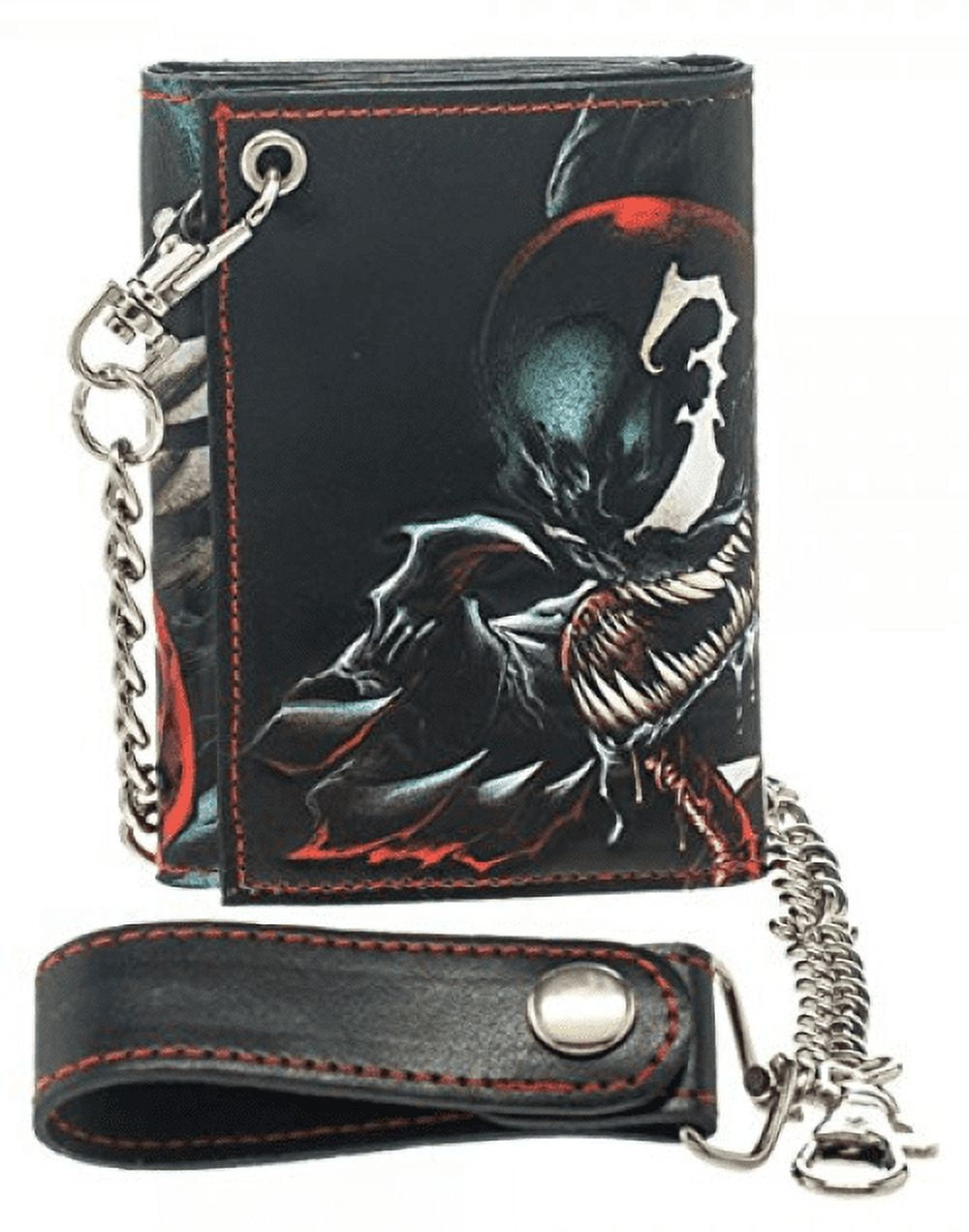 Marvel Venom Tri-Fold Wallet with Chain