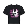 thumbnail image 1 of Marvel Venom - Valentine You Make Me Smile - Juniors Cropped Graphic T-Shirt, 1 of 5