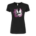 thumbnail image 1 of Marvel Venom - Valentine You Make Me Smile - Juniors Fitted Graphic T-Shirt, 1 of 5