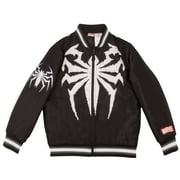 MARVEL Venom Varsity Bomber Jackets for Boys Venom Logo Graphic Print Boys Lightweight Varsity Jackets Casual Fashion Coats (Sizes 4-12)