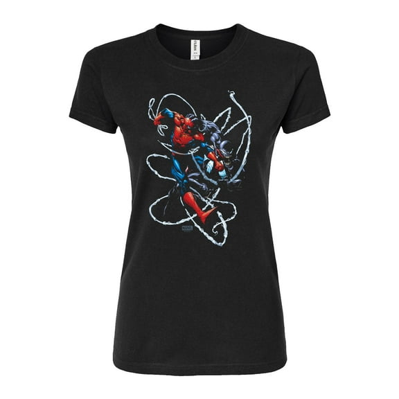 Marvel Venom - Vs Spider-Man - Juniors Fitted Graphic T-Shirt
